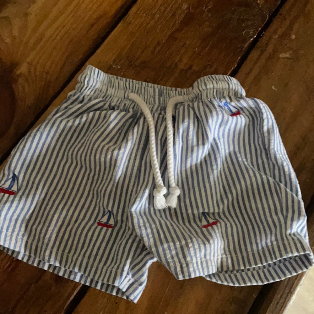 Silly Goose Toddler Sail Boat 🚤 Swim Trunks 18m